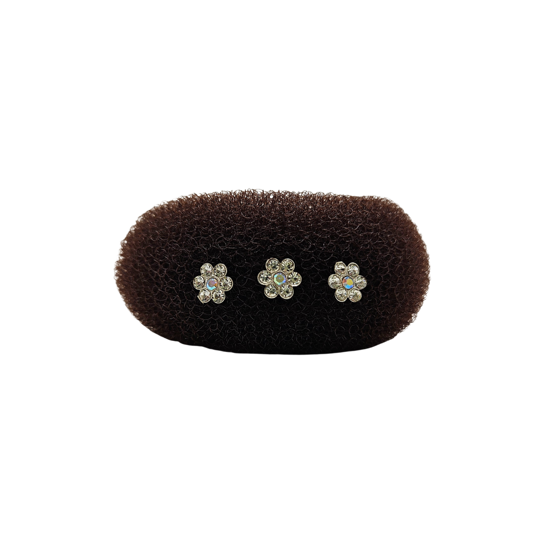 סיכות סבתא שפילקות משובצות אבנים נוצצות ליצירת תשרוקת חגיגית ומרשימה