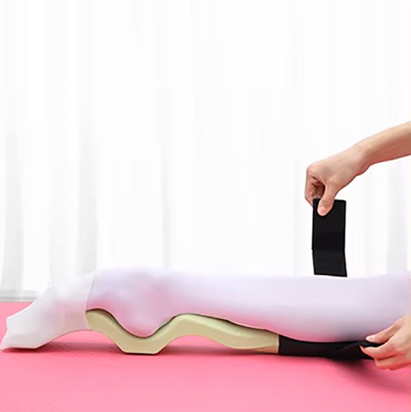 • ערכה למתיחת כף הרגל עשויה חומר פלסטי קשיח וגומי אלסטי לתמיכה במתיחות וכושר דרימס ג'ימנסטיקס