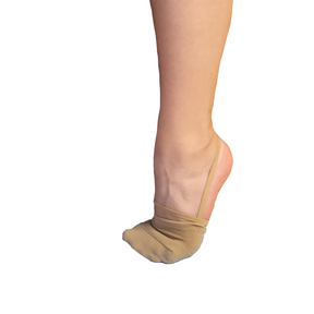 גרבי חצי סרוגות START בצבע גוף, סריגה צפופה ואלסטית להתעמלות אומנותית, מכשירים ומחול מודרני