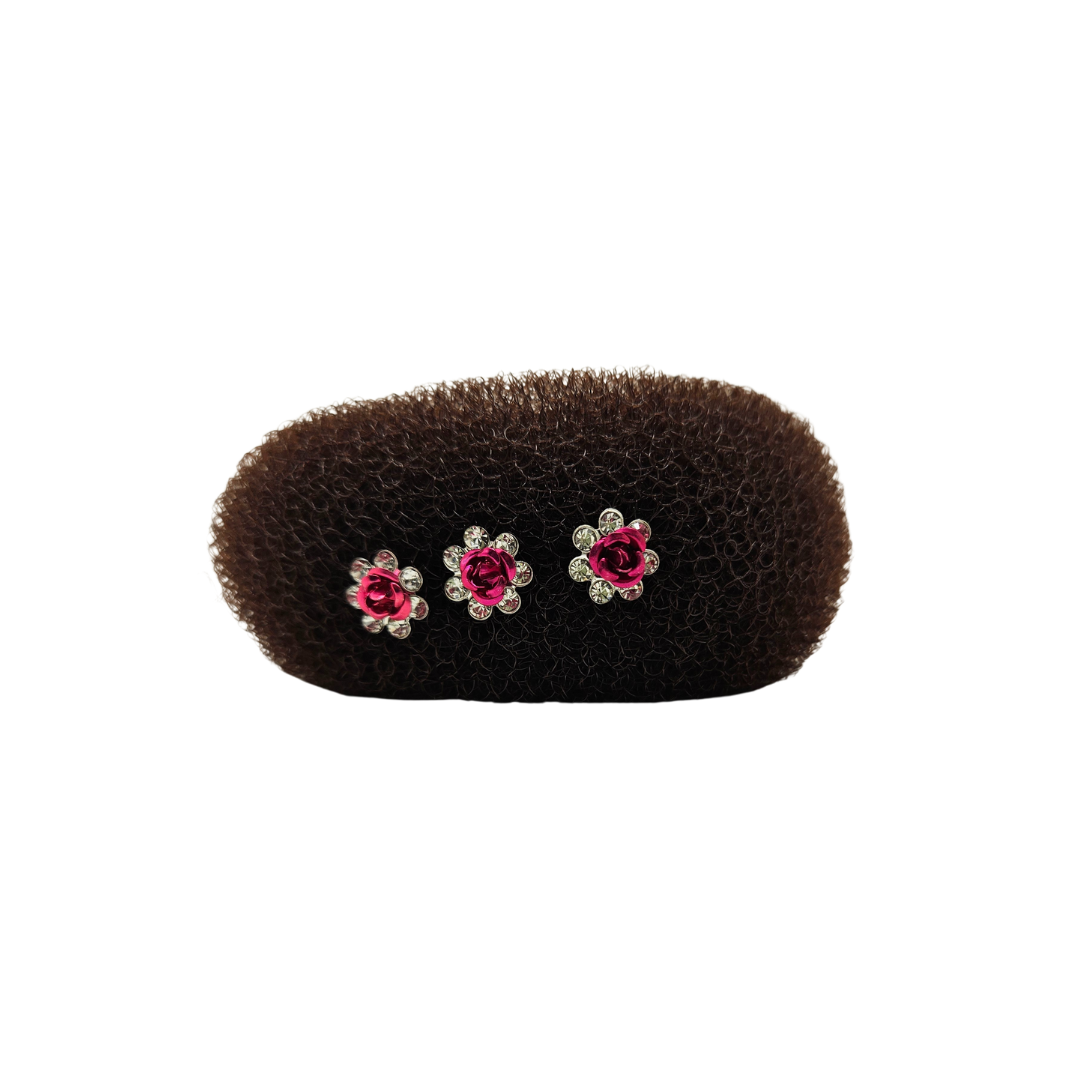 סיכות סבתא שפילקות משובצות אבנים נוצצות ליצירת תשרוקת חגיגית ומרשימה