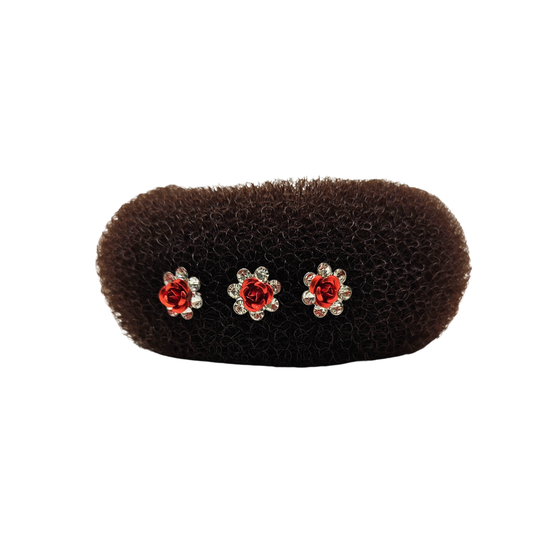 סיכות סבתא שפילקות משובצות אבנים נוצצות ליצירת תשרוקת חגיגית ומרשימה