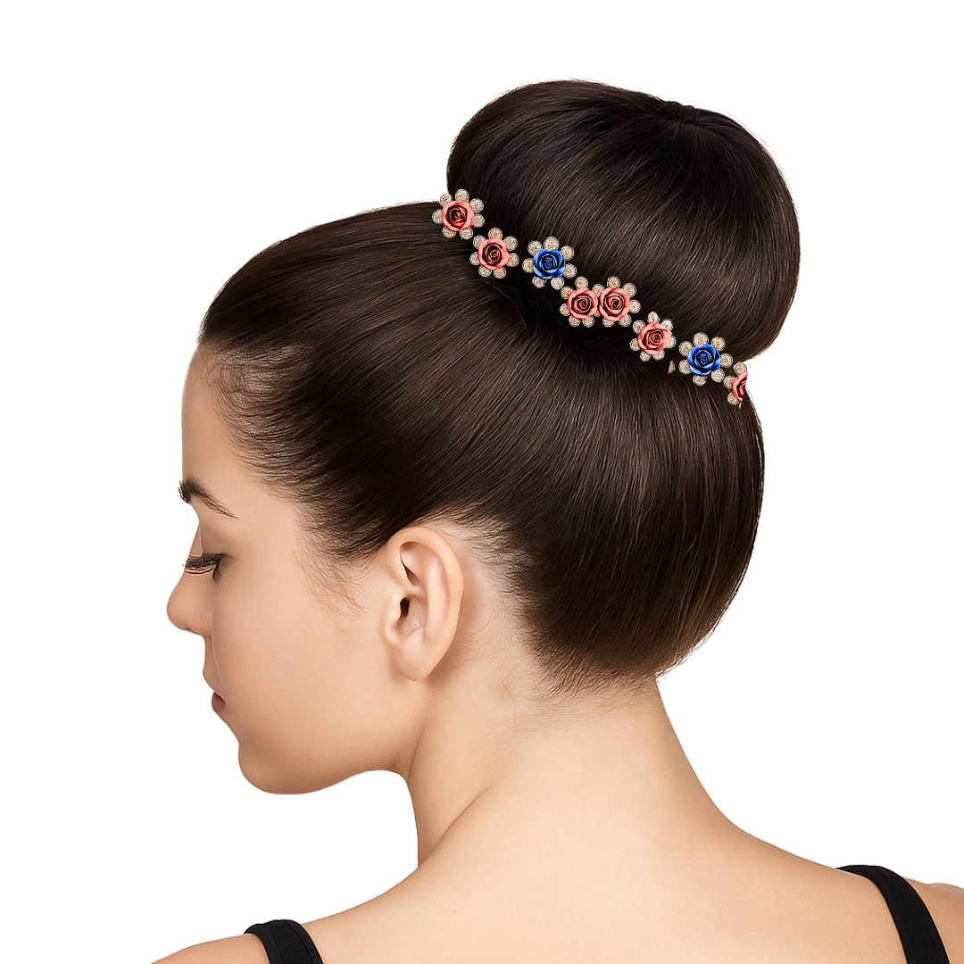 סיכות סבתא שפילקות משובצות אבנים נוצצות ליצירת תשרוקת חגיגית ומרשימה