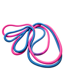 חבל קפיצה מקצועי דילוגית להתעמלות אומנותית שני צבעים תכלת ורוד