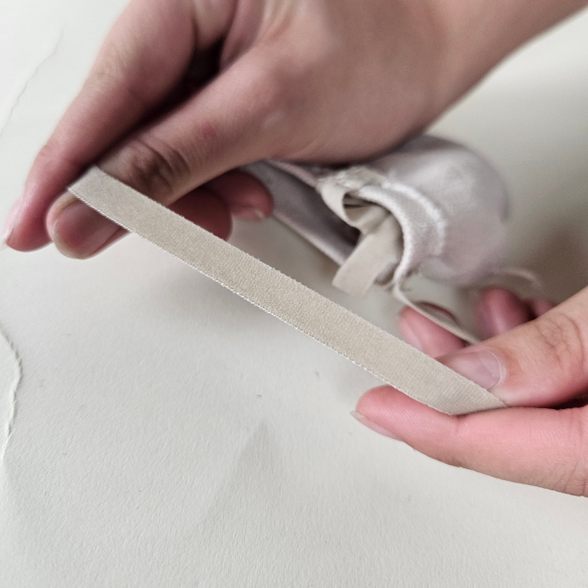 גרבי חצי סרוגות Tuloni בצבע גוף, סריגה צפופה ואלסטית להתעמלות אומנותית, מכשירים ומחול מודרני